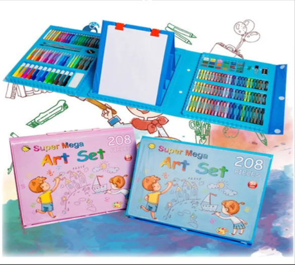 🎨 Kit de Arte de 208 Piezas para Niños: ¡La Aventura Creativa que Estabas Buscando! 🎨  🚚 !Envió gratis, págalo en casa¡ 🏠💰